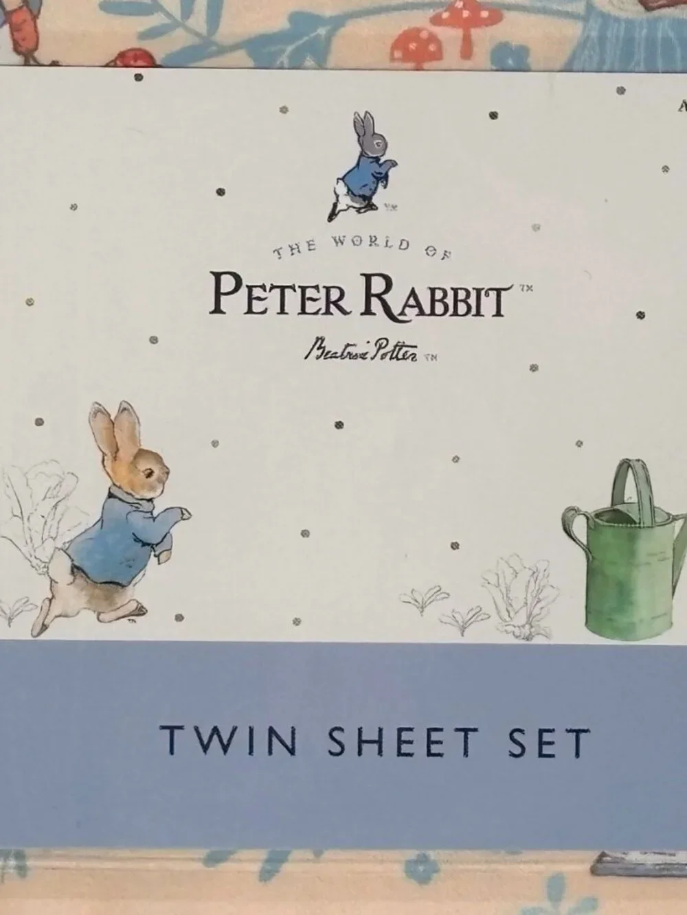 NEW The World of Peter Rabbit Beatrix Potter Kid's TWIN Size Sheet Set